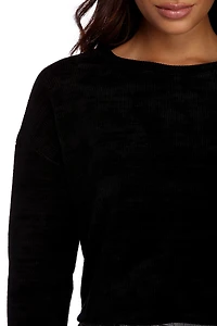Chenille With You Pullover Top