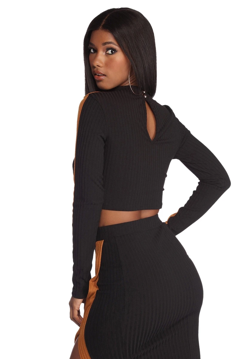 Shut It Down Crop Top
