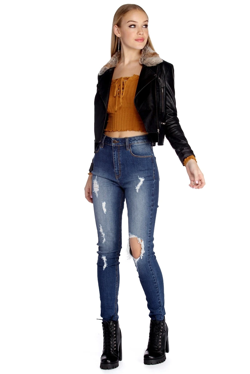 Knit So Simple Crop Top