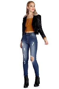 Knit So Simple Crop Top