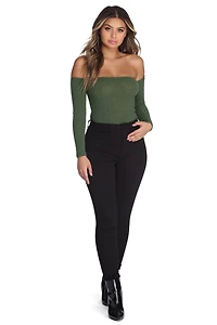 Get With It Knit Bodysuit