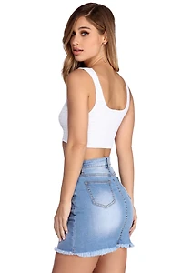 Smock Star Crop Top