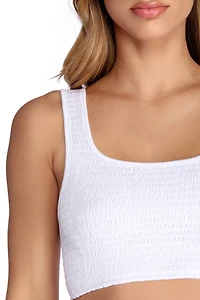 Smock Star Crop Top