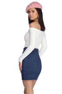 Always Button Knit Bodysuit