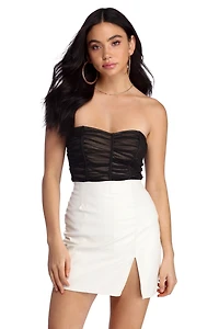 Killer Curves Ruched Bodysuit