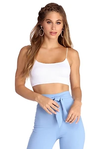 Hits The Smock Crop Top