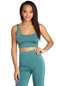 Keeping Up With Basics Crop Top