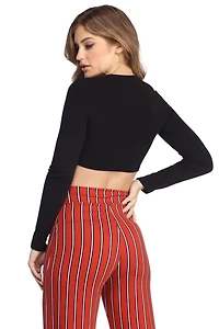 Trendy Ties Crop Top