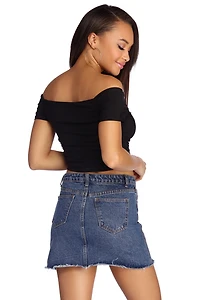 Sweet Thing Ruched Crop Top