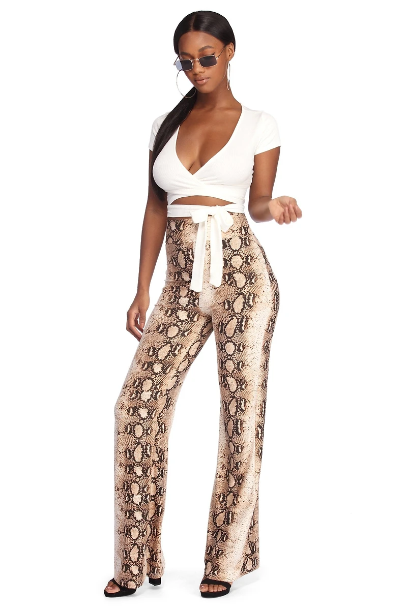 It's A Wrap Crop Top
