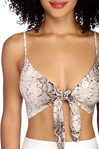 Slay Snake Crop Top