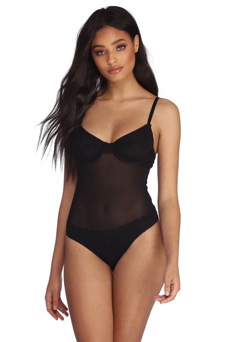 Mesh Me Much Bodysuit