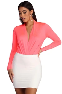 Just Pleat It Bodysuit