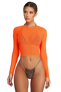 Hot Mesh Crop Top