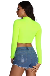 Glow For It Crop Top