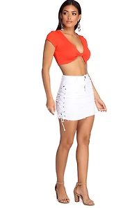 Ready Or Knot Crop Top