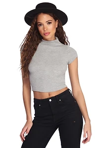 Get Knit Right Crop Top