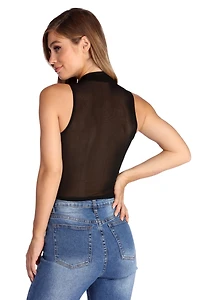 Mesh Me Crop Top