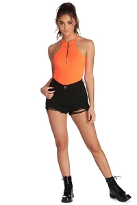 O-Ring Detail Bodysuit