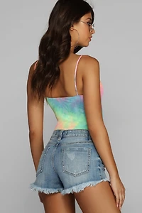 Trendy Tie Dye Bodysuit