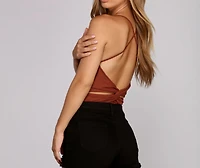 Twist Back Knit Bodysuit