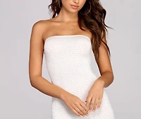 Heat Stone Mini Tube Dress