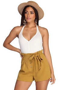 I Want it Plunging Bodysuit