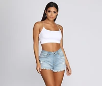 Strapped Style Crop Top