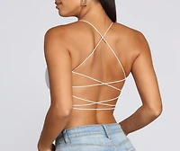 Strapped Style Crop Top