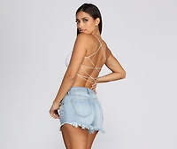 Strapped Style Crop Top