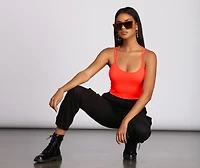 Get The Scoop Strappy Top
