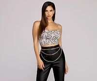 Stunning Tie-Back Top