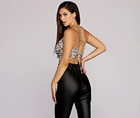 Stunning Tie-Back Top