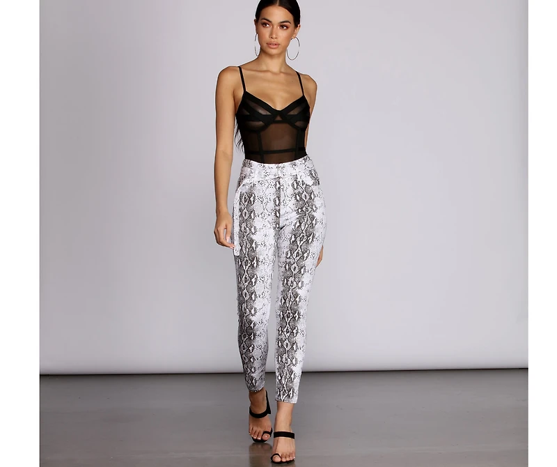 With The Bandage Mesh Bodysuit