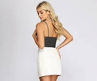 Glitzy And Girly Crop Top
