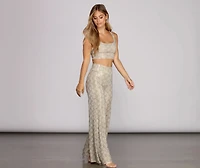 Vision Venom Sequin Snake Top