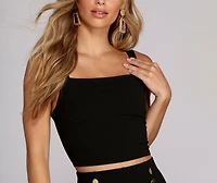 Sail Away Square-Neck Top