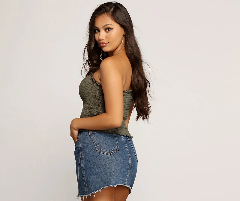 Smock It Up Tube Top