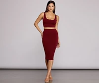 Sleek And Sultry Crop Top