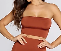 Sleek And Streamlined Crop Top