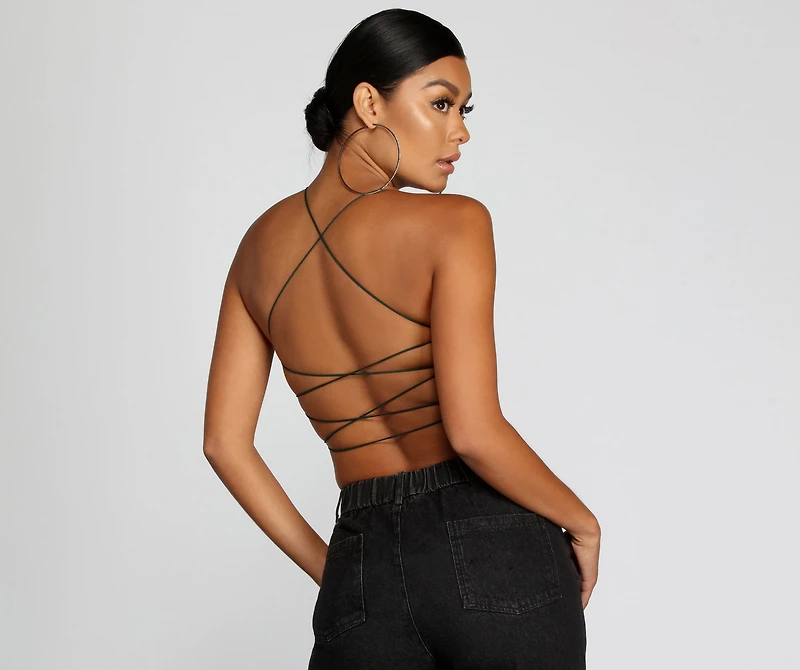 Strapped Style Crop Top