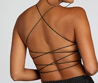 Strapped Style Crop Top