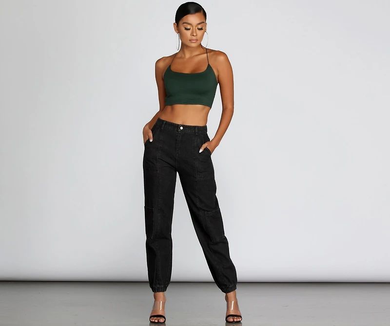 Strapped Style Crop Top