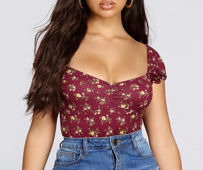 Captivating Florals Bodysuit