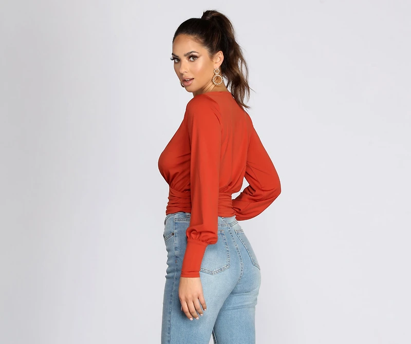 Be My Girl Dolman Sleeve Top