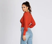 Be My Girl Dolman Sleeve Top