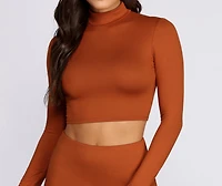 Brushed With Basics Crop Top