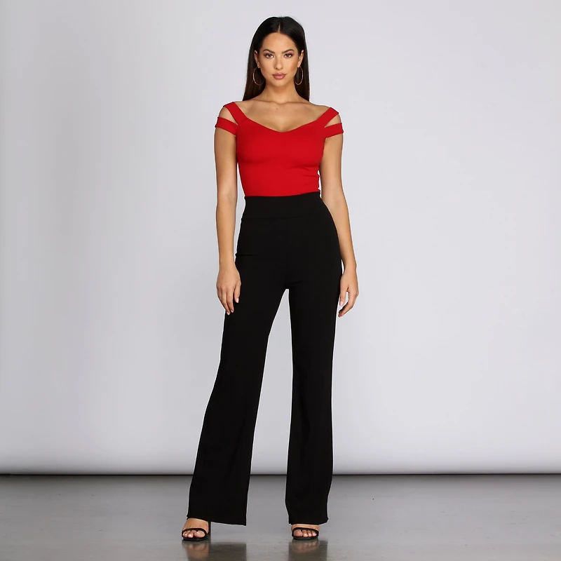 Stylish Straps Sweetheart Top