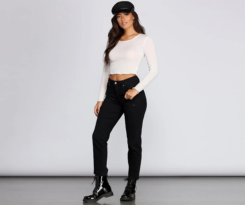 Sheer-ly Stylish Crop Top