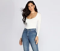 Stay Sweet Knit Bodysuit